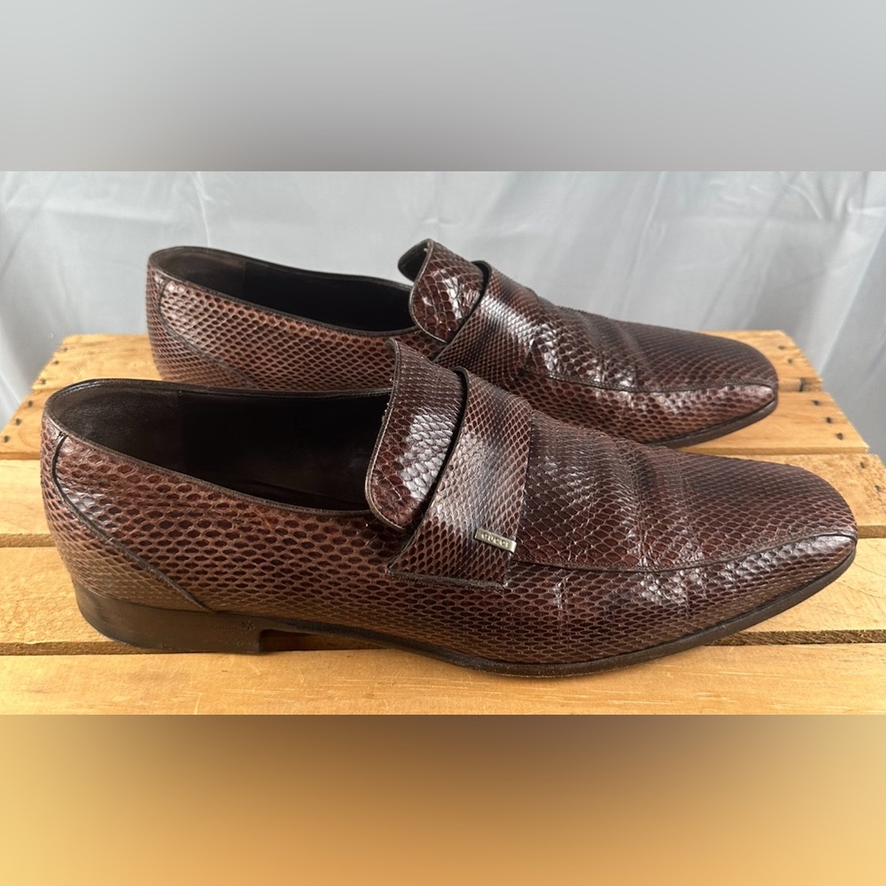 Men’s Gucci lizard loafers size 11D - Picture 2 of 7